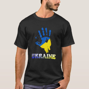 I Stand With Ukraine Flag Support Ukraine T-Shirt
