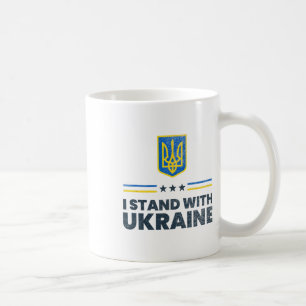 I Stand With Ukraine Flag - Ukrainian Flag - Ukrai Coffee Mug