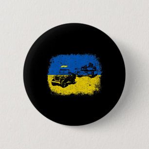 I Stand With Ukraine Fun Ukrainian Farmer Steals T Button