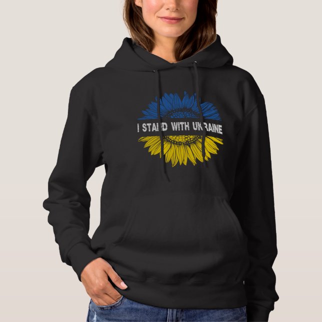 I Stand With Ukraine Hoodie (Front)