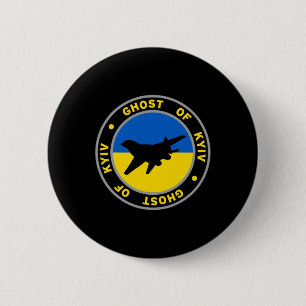 I Stand With Ukraine Lover Hero Of Kiev The Ghost Button