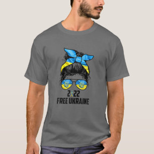 I Stand With Ukraine Pray For Ukraine Support Ukra T-Shirt