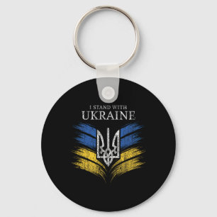 I Stand With Ukraine Show Support With This Ukrain Keychain