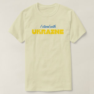 I Stand With Ukraine Solidarity T-Shirt