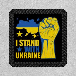 I stand with Ukraine. Support Ukraine. Patch