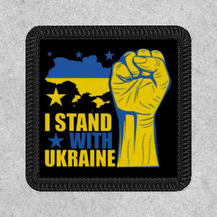 I stand with Ukraine. Support Ukraine. Patch