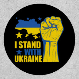 I stand with Ukraine. Support Ukraine. Patch