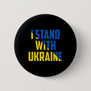 I Stand With Ukraine - Support Ukraine - Pray For Button