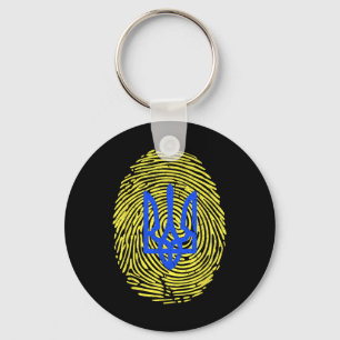I Stand With Ukraine - Support Ukraine Ukrainian F Keychain