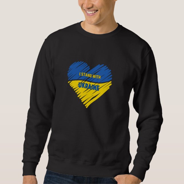 I Stand With Ukraine Sweatshirt (Front)