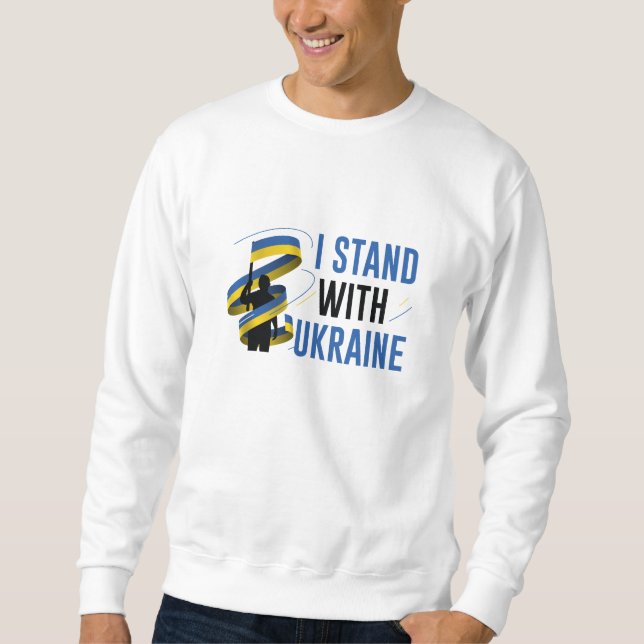 I Stand With Ukraine Sweatshirt (Front)
