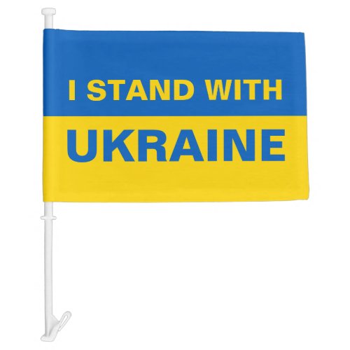 I Stand with Ukraine Ukrainian Flag