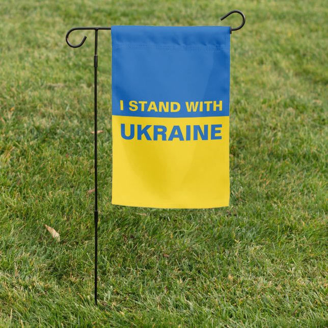 I Stand with Ukraine Ukrainian Flag (In SItu)