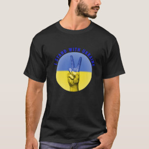 I Stand With Ukraine Ukrainian Flag Ukrainians Puc T-Shirt