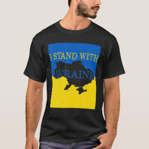 I Stand With Ukraine Ukrainian Lover Support T-Shirt