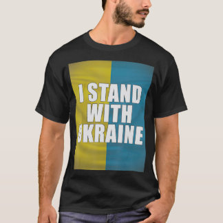 I Stand With Ukraine Ukrainian Pray For Save Ukrai T-Shirt