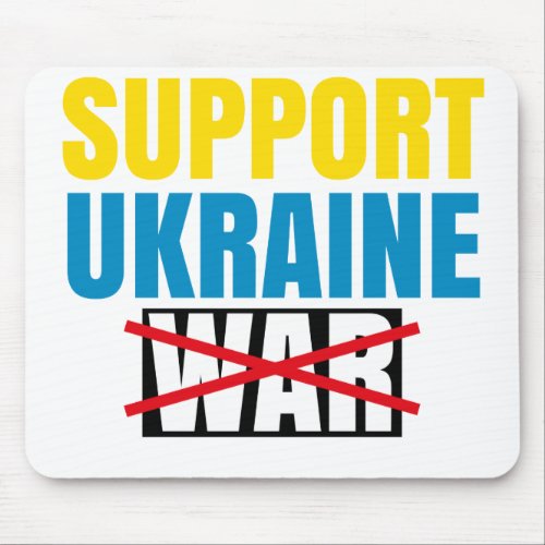 I Stand With Ukraine We Support The Ukraine Mouse Pad