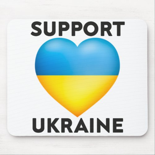 I Stand With Ukraine We Support The Ukraine Mouse Pad