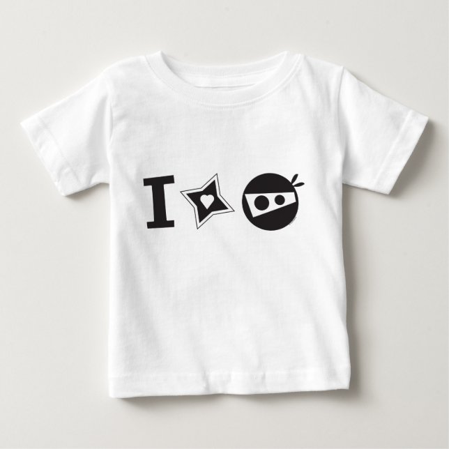 I Star Ninja Baby Tee (Front)