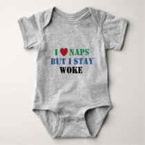 I Stay Woke (BLM back) Baby Bodysuit I Stay Woke (BLM back) Baby Bodysuit