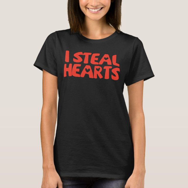 I Steal Hearts Baby Boy Valentines Day Toddler  1 T-Shirt (Front)