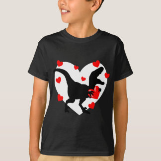 I Steal Hearts Loveasaurus T-rex Dinosaur Fans T-Shirt