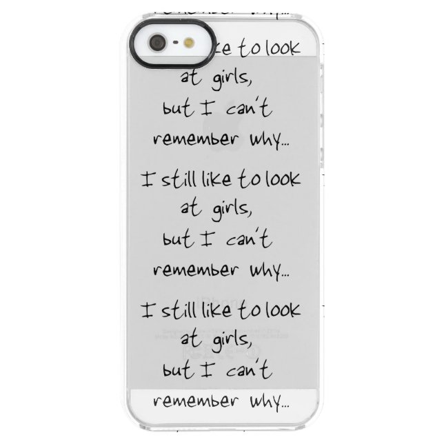 I still like to look at girls-iPhone case (Back)