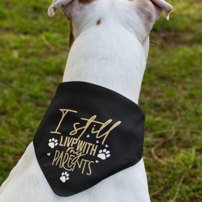 I still Live with my Parents Pet Bandana Collar (Creator Uploaded)