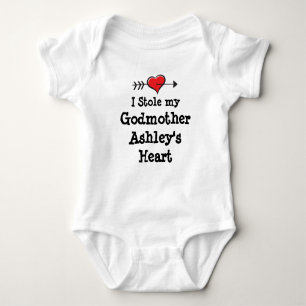I Stole my Godmother Name('s) Heart Baby Bodysuit