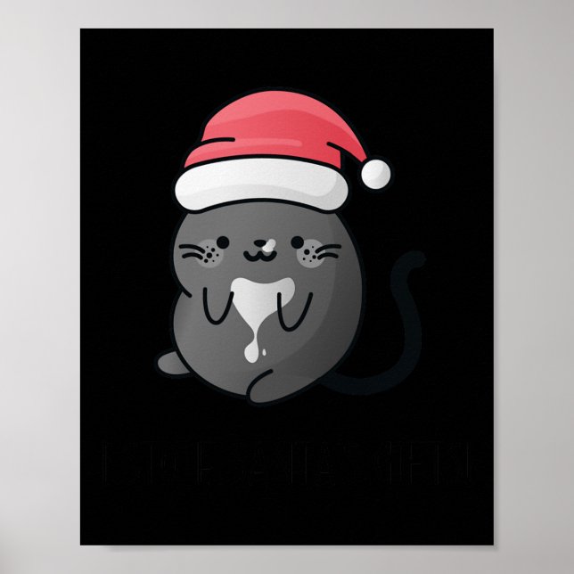 I Stole Santa's Gifts - Cat Cozy Mystery Christmas Poster (Front)