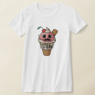 I straw,cute ice scream T-Shirt