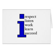 I Succeed (blue) (Front Horizontal)