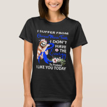 I Suffer From Charcot Marie Tooth Sloth Warrior Te T-Shirt
