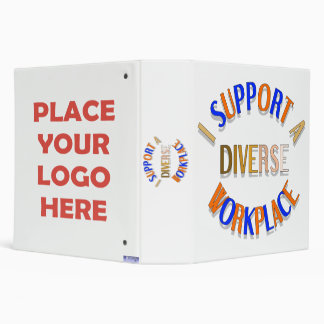 I Support a Diverse Workplace Personalized Binder