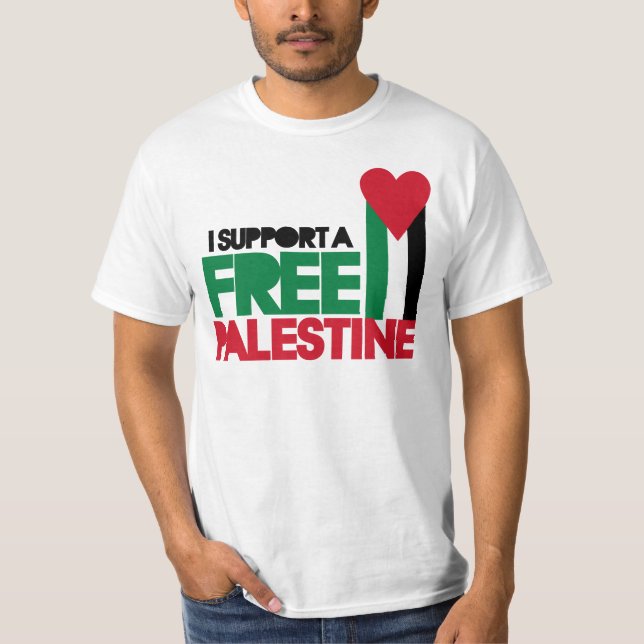 I support a free palestine T-Shirt (Front)