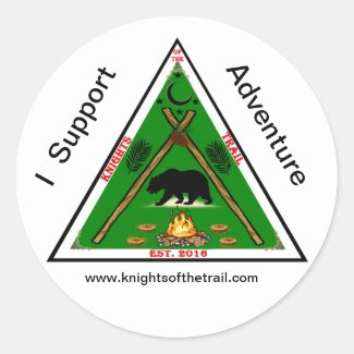 I Support Adventure custom sticker