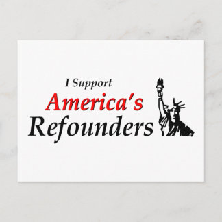 I Support America's Refounders Postcard