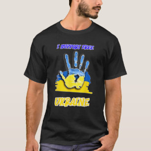 I Support And Stand For Free Brave Ukraine Kyiv T-Shirt