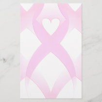 I Support,Breast Cancer Awareness_ Stationery