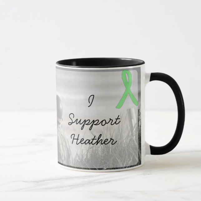 I Support Heather, Casualty of War Poem Coffee Mug (Right)