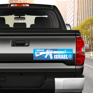 I Support Israel Bumper Sticker