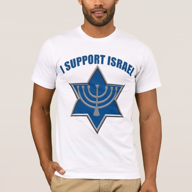 I Support Israel T-Shirt (Front)