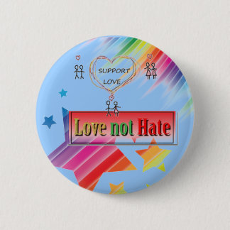 i support love2 pinback button