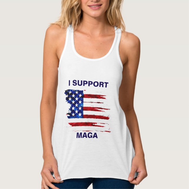 I SUPPORT MAGA  TANK TOP (Front)