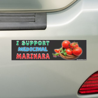 I Support Medicinal Marinara Bumper Sticker