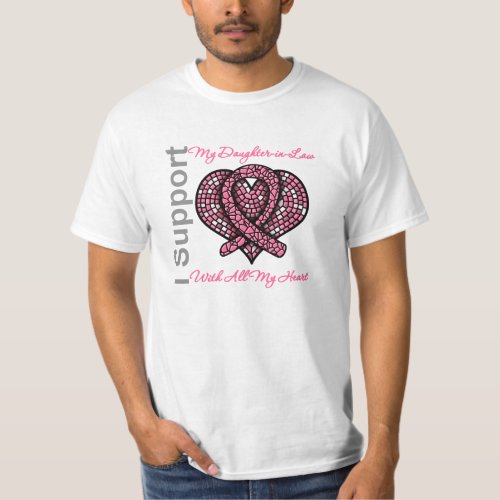 I Support My Daughter_in_Law Breast Cancer T_Shirt