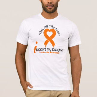I Support My Daughter Leukemia T-Shirt