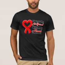 I Support My Girlfriend With All My Heart T-Shirt