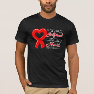 I Support My Girlfriend With All My Heart T-Shirt