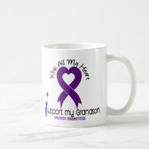 I Support My Grandson Epilepsy Coffee Mug